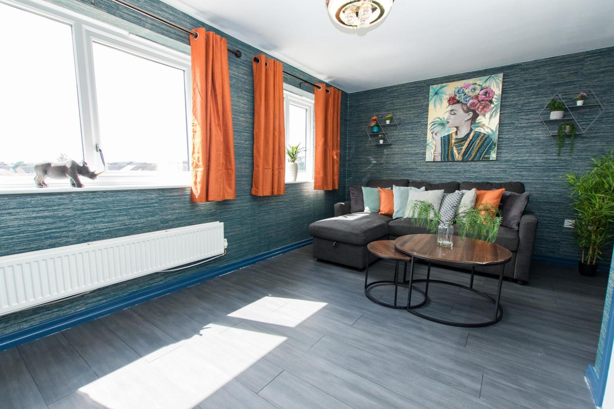 Free Parking 3 Bedroom House In Nottingham Exteriör bild